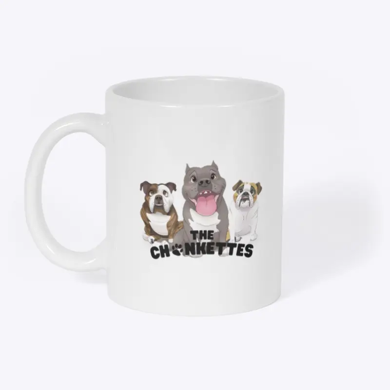 Chonkettes Illustrated Logo Mug