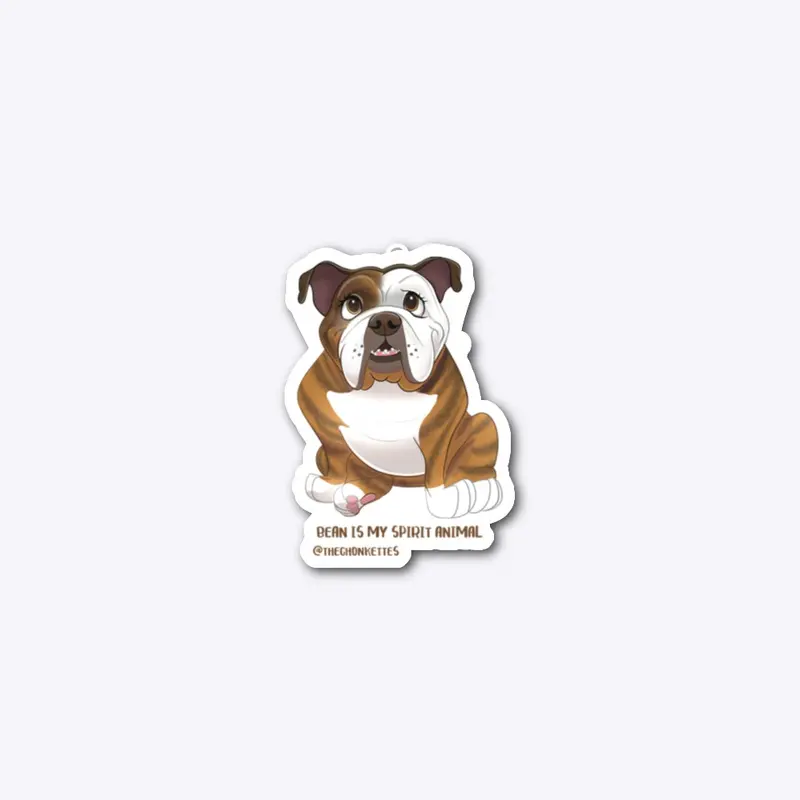 Bean Is My Spirit Animal Sticker