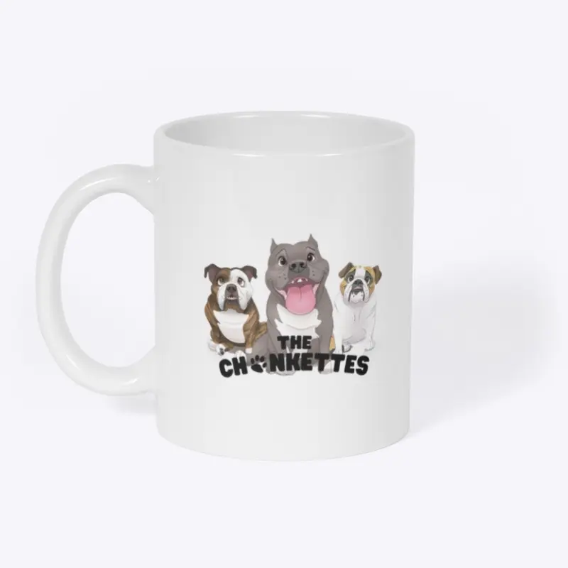 Chonkettes Illustrated Logo Mug