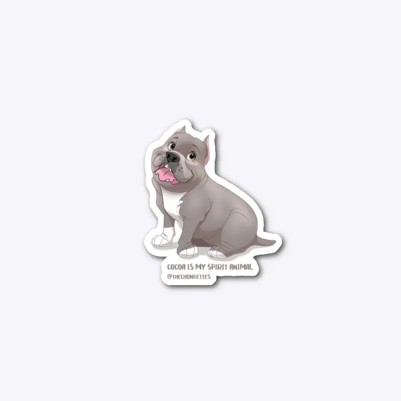 Cocoa Is My Spirit Animal Sticker